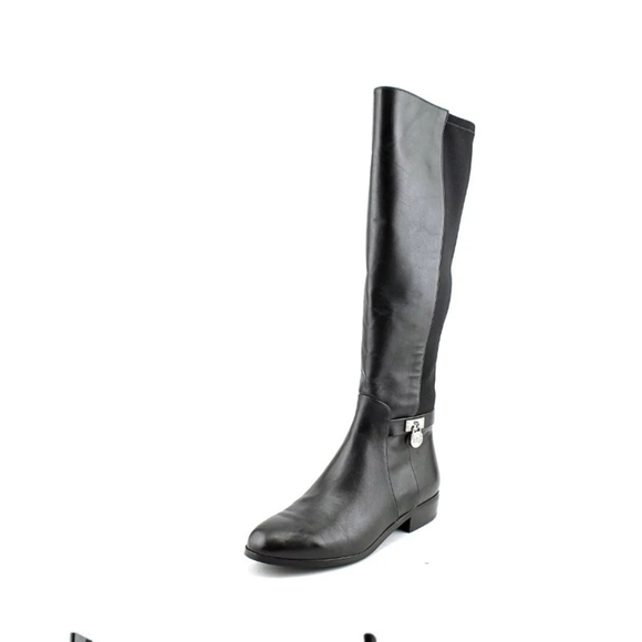 Michael Kors Hamilton Tall Boot Women US 8 Black - Picture 5 of 5